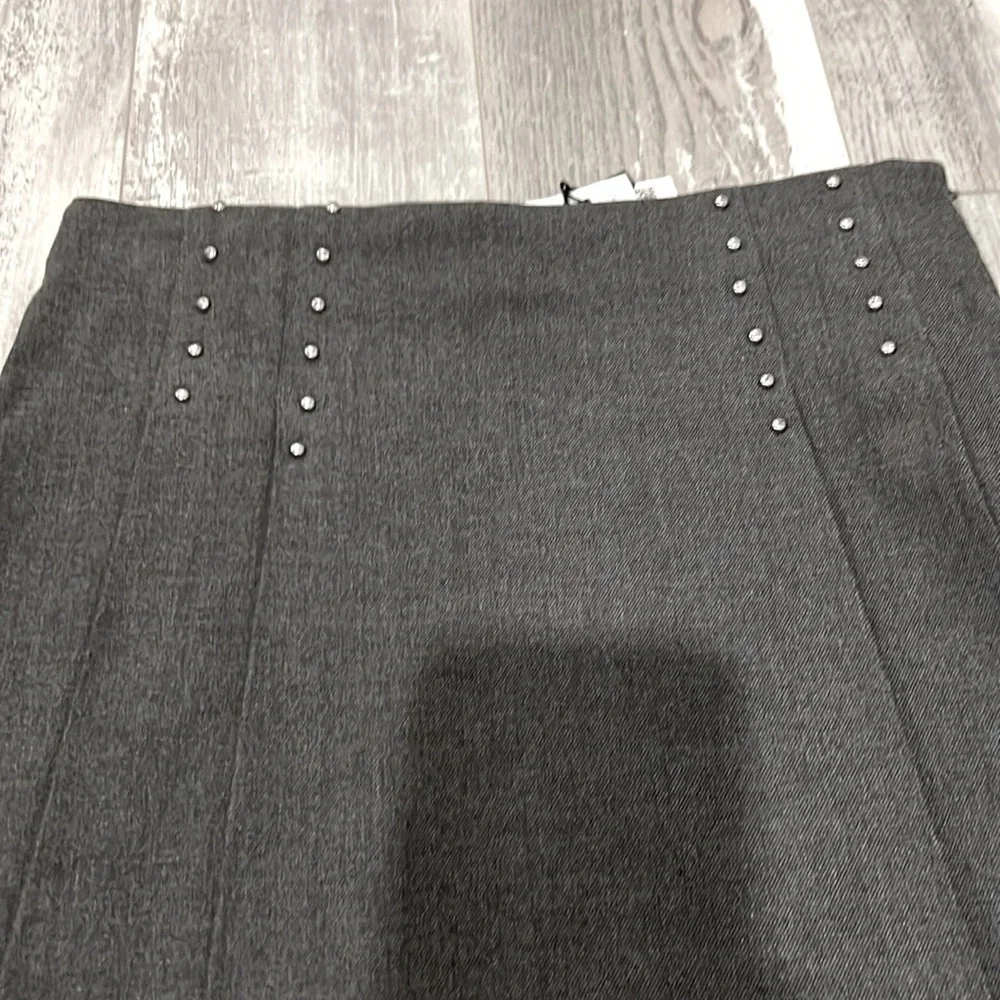 Zara Pleated Studded Skirt